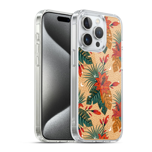 Cat Coquillette Tropical Wildlife Lily Soft Gel Case for Apple iPhone 15 Pro & MagSafe