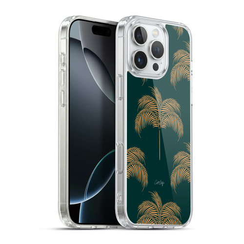 Cat Coquillette Tropical Wildlife Palm Tree Oasis Soft Gel Case for Apple iPhone 16 Pro Max & MagSafe