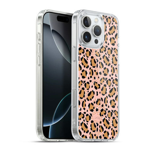 Cat Coquillette Tropical Wildlife Sparkly Leopard Print Soft Gel Case for Apple iPhone 16 Pro Max & MagSafe