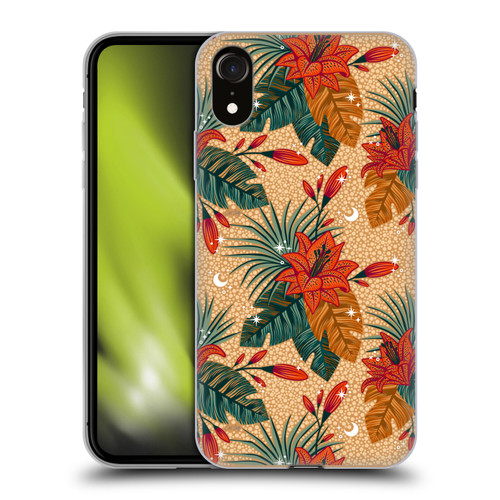 Cat Coquillette Tropical Wildlife Lily Soft Gel Case for Apple iPhone XR
