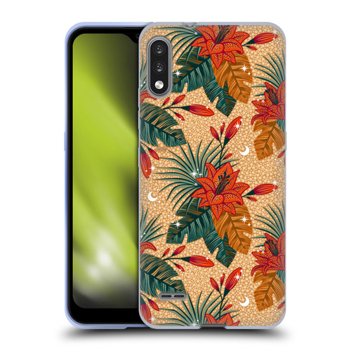 Cat Coquillette Tropical Wildlife Lily Soft Gel Case for LG K22