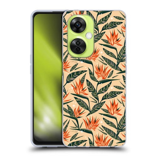 Cat Coquillette Tropical Wildlife Bird Of Paradise Soft Gel Case for OnePlus Nord CE 3 Lite 5G