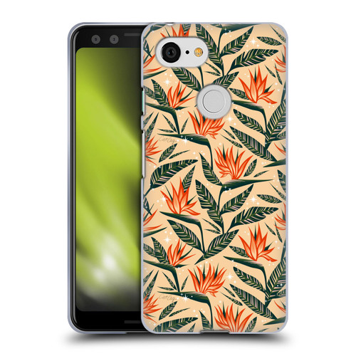 Cat Coquillette Tropical Wildlife Bird Of Paradise Soft Gel Case for Google Pixel 3