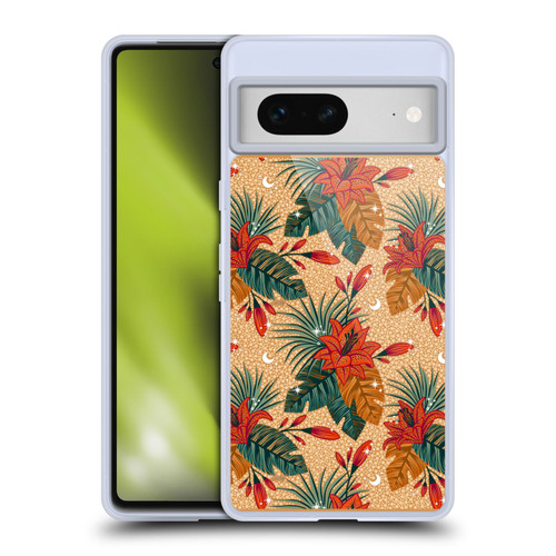 Cat Coquillette Tropical Wildlife Lily Soft Gel Case for Google Pixel 7
