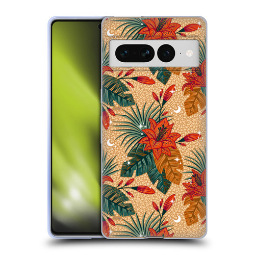 Cat Coquillette Tropical Wildlife Lily Soft Gel Case for Google Pixel 7 Pro