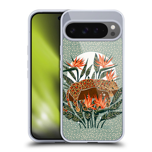 Cat Coquillette Tropical Wildlife Leopard Moonrise Soft Gel Case for Google Pixel 9 Pro XL