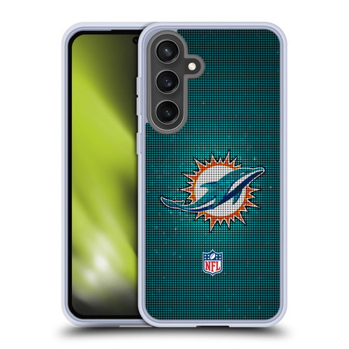 NFL Miami Dolphins Artwork LED Soft Gel Case for Samsung Galaxy S24 FE