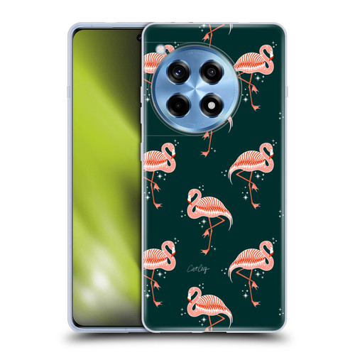 Cat Coquillette Tropical Wildlife Flamingo Sparkles Soft Gel Case for OPPO OnePlus Ace 3 5G