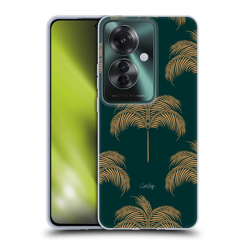 Cat Coquillette Tropical Wildlife Palm Tree Oasis Soft Gel Case for OPPO Reno11 F 5G / F25 Pro 5G