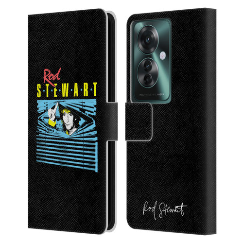 Rod Stewart Art Blinds Leather Book Wallet Case Cover For OPPO Reno11 F 5G / F25 Pro 5G
