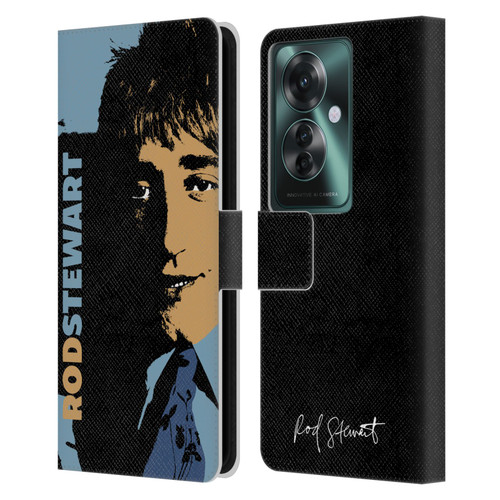 Rod Stewart Art Yesterday Retro Leather Book Wallet Case Cover For OPPO Reno11 F 5G / F25 Pro 5G
