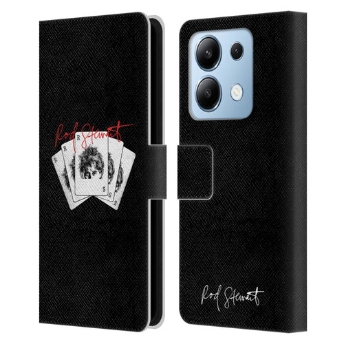 Rod Stewart Art Poker Hand Leather Book Wallet Case Cover For Xiaomi Redmi Note 13/13 Pro 5G