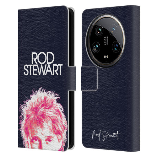 Rod Stewart Art Neon Leather Book Wallet Case Cover For Xiaomi 14 Ultra
