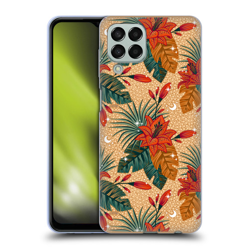 Cat Coquillette Tropical Wildlife Lily Soft Gel Case for Samsung Galaxy M33 (2022)