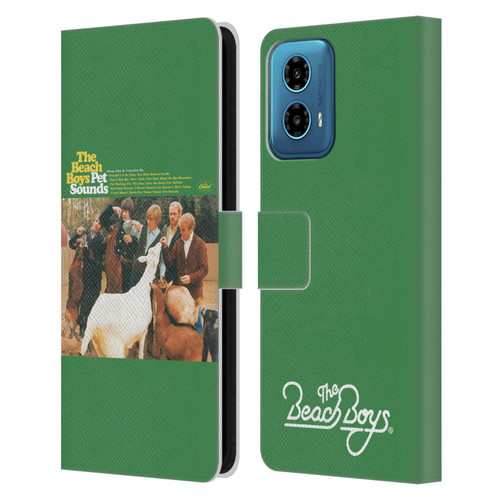 The Beach Boys Album Cover Art Pet Sounds Leather Book Wallet Case Cover For Motorola Moto G34 5G