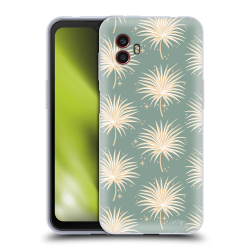 Cat Coquillette Tropical Wildlife Fan Palm Sparkles Soft Gel Case for Samsung Galaxy Xcover6 Pro/Pro2