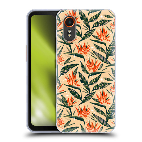 Cat Coquillette Tropical Wildlife Bird Of Paradise Soft Gel Case for Samsung Galaxy Xcover7 5G