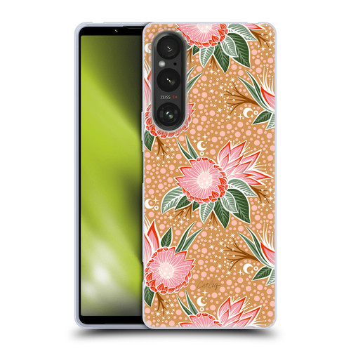 Cat Coquillette Tropical Wildlife Protea Bloom Soft Gel Case for Sony Xperia 1 V 5G