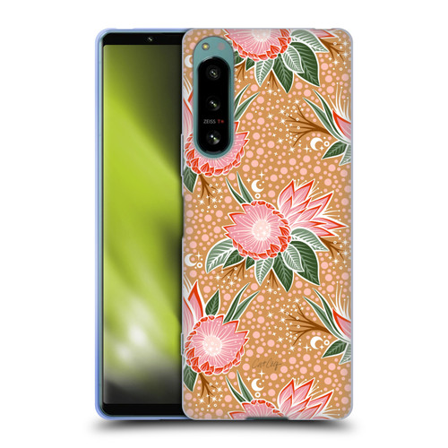Cat Coquillette Tropical Wildlife Protea Bloom Soft Gel Case for Sony Xperia 5 IV