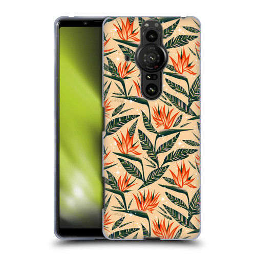 Cat Coquillette Tropical Wildlife Bird Of Paradise Soft Gel Case for Sony Xperia Pro-I