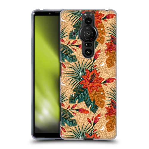 Cat Coquillette Tropical Wildlife Lily Soft Gel Case for Sony Xperia Pro-I