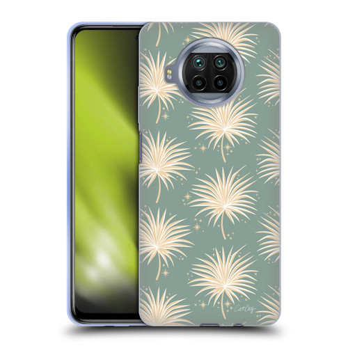 Cat Coquillette Tropical Wildlife Fan Palm Sparkles Soft Gel Case for Xiaomi Mi 10T Lite 5G