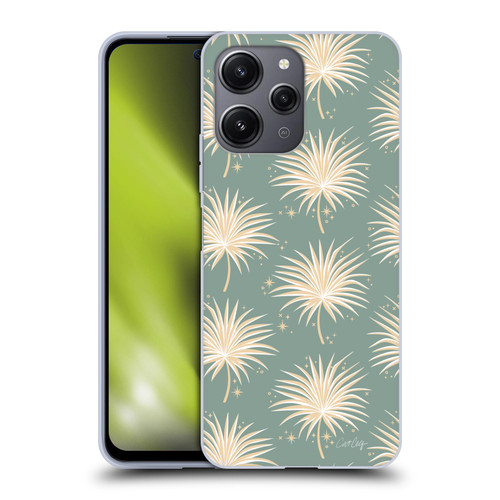 Cat Coquillette Tropical Wildlife Fan Palm Sparkles Soft Gel Case for Xiaomi Redmi 12