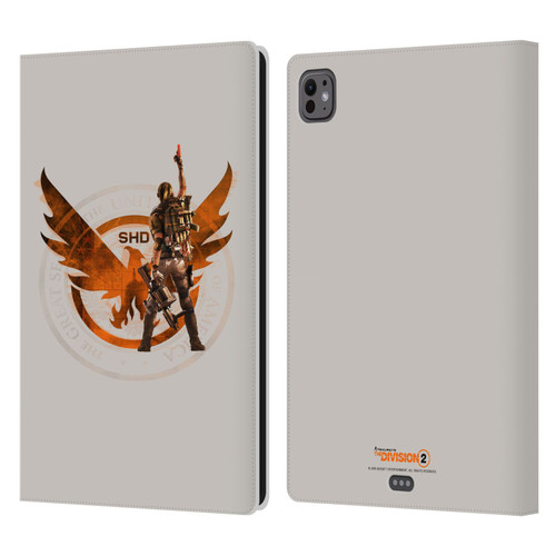 Tom Clancy's The Division 2 Characters Female Agent 2 Leather Book Wallet Case Cover For Apple iPad Pro 11 M4 2024
