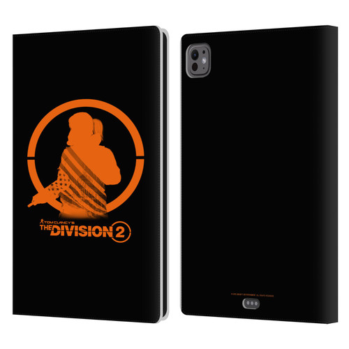 Tom Clancy's The Division 2 Characters Female Agent Leather Book Wallet Case Cover For Apple iPad Pro 11 M4 2024