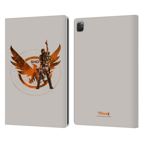 Tom Clancy's The Division 2 Characters Female Agent 2 Leather Book Wallet Case Cover For Apple iPad Pro 13 M4 2024
