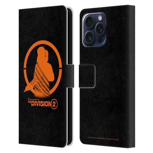 Tom Clancy's The Division 2 Characters Female Agent Leather Book Wallet Case Cover For Apple iPhone 16 Pro Max
