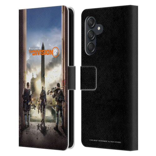 Tom Clancy's The Division 2 Characters Key Art Leather Book Wallet Case Cover For Samsung Galaxy M55 5G