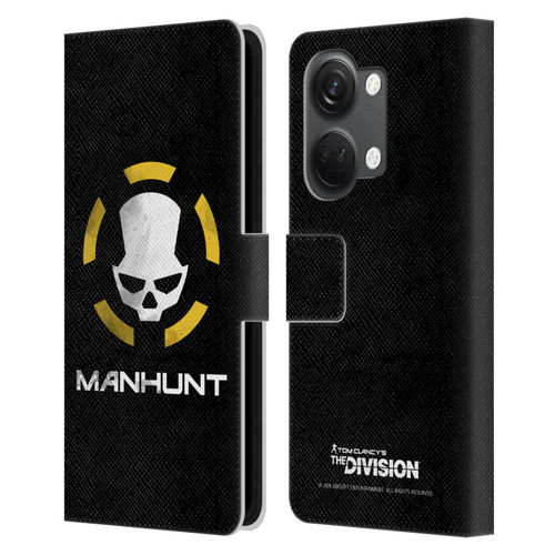 Tom Clancy's The Division Dark Zone Manhunt Logo Leather Book Wallet Case Cover For OnePlus Nord 3 5G