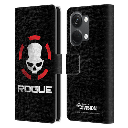 Tom Clancy's The Division Dark Zone Rouge Logo Leather Book Wallet Case Cover For OnePlus Nord 3 5G