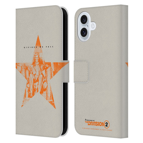 Tom Clancy's The Division 2 Key Art Lincoln Leather Book Wallet Case Cover For Apple iPhone 16 Plus