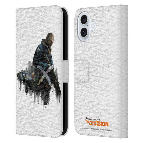 Tom Clancy's The Division Factions Rikers Leather Book Wallet Case Cover For Apple iPhone 16 Plus