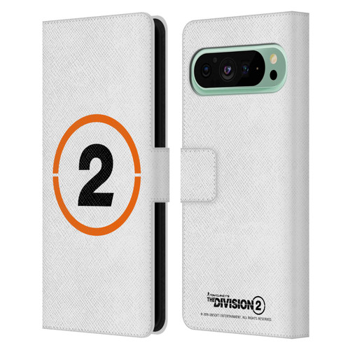 Tom Clancy's The Division 2 Logo Art Ring 2 Leather Book Wallet Case Cover For Google Pixel 9 Pro XL