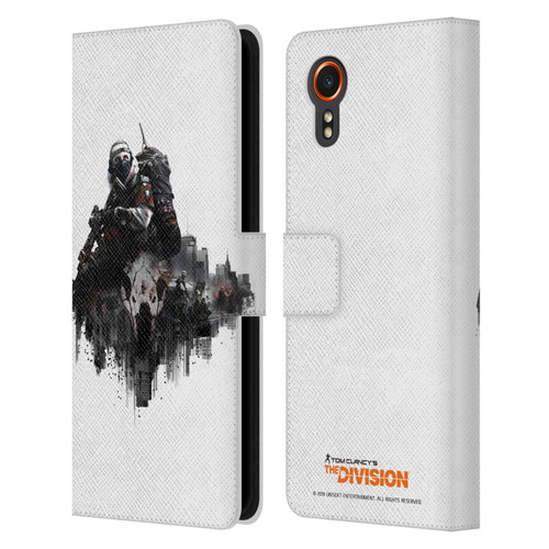 Tom Clancy's The Division Factions Last Man Batallion Leather Book Wallet Case Cover For Samsung Galaxy Xcover7 5G