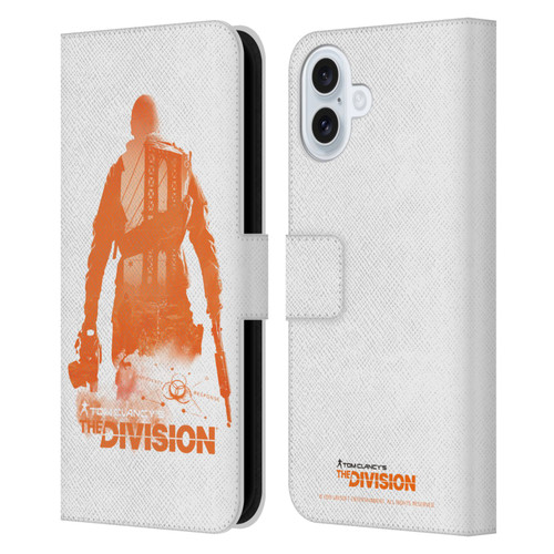 Tom Clancy's The Division Key Art Character 3 Leather Book Wallet Case Cover For Apple iPhone 16 Plus