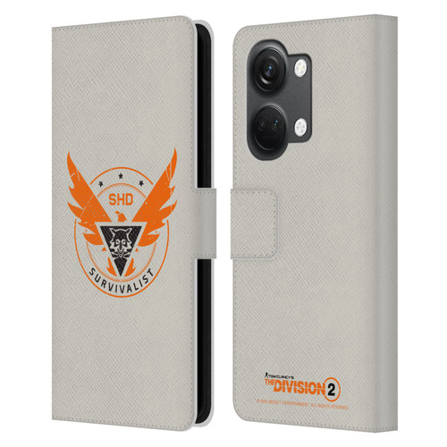 Tom Clancy's The Division 2 Logo Art Survivalist Leather Book Wallet Case Cover For OnePlus Nord 3 5G