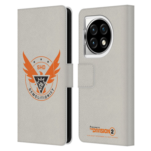 Tom Clancy's The Division 2 Logo Art Demolitionist Leather Book Wallet Case Cover For OPPO OnePlus Ace 3 5G