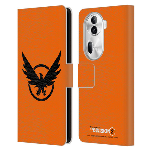 Tom Clancy's The Division 2 Logo Art Phoenix 2 Leather Book Wallet Case Cover For OPPO Reno11