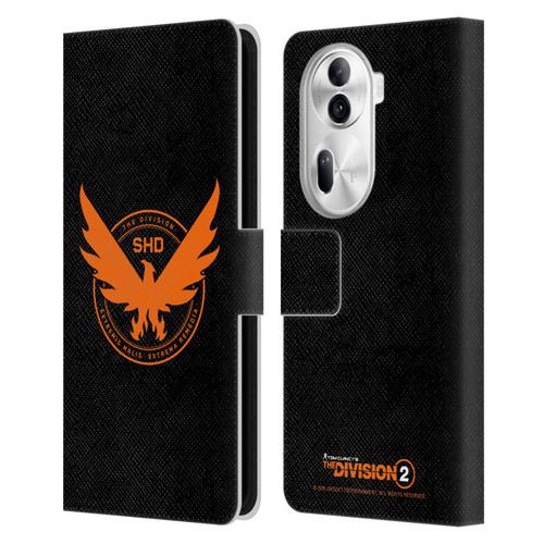 Tom Clancy's The Division 2 Logo Art Phoenix Leather Book Wallet Case Cover For OPPO Reno11