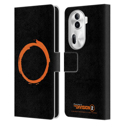Tom Clancy's The Division 2 Logo Art Ring Leather Book Wallet Case Cover For OPPO Reno11