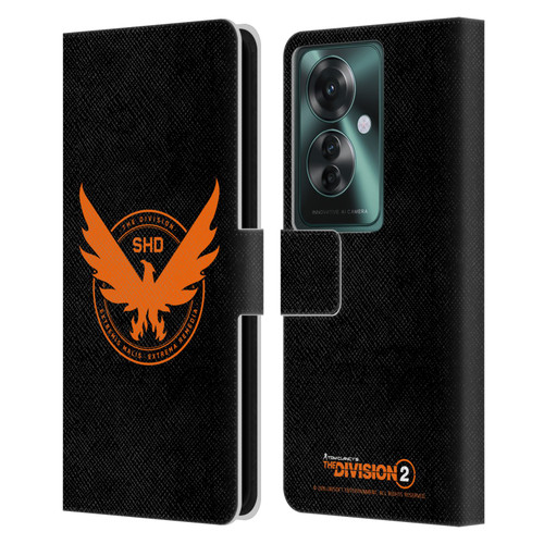 Tom Clancy's The Division 2 Logo Art Phoenix Leather Book Wallet Case Cover For OPPO Reno11 F 5G / F25 Pro 5G