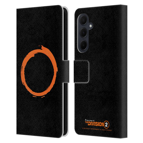 Tom Clancy's The Division 2 Logo Art Ring Leather Book Wallet Case Cover For Samsung Galaxy A35 5G