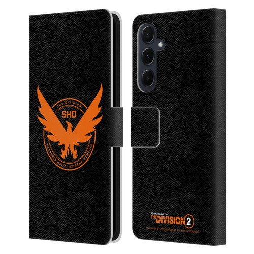 Tom Clancy's The Division 2 Logo Art Phoenix Leather Book Wallet Case Cover For Samsung Galaxy A55 5G