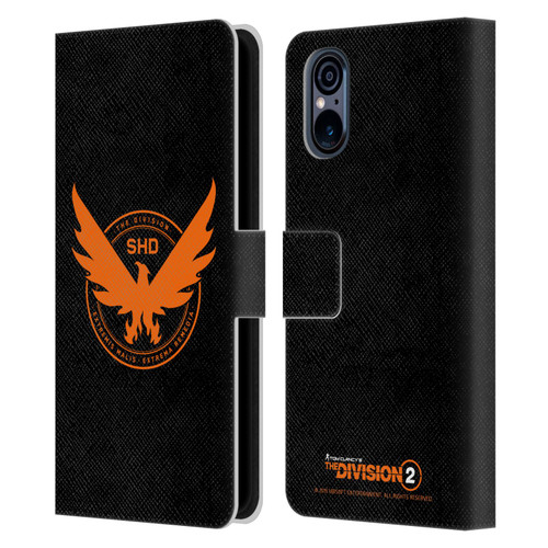 Tom Clancy's The Division 2 Logo Art Phoenix Leather Book Wallet Case Cover For Sony Xperia 5 V 5G