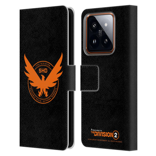 Tom Clancy's The Division 2 Logo Art Phoenix Leather Book Wallet Case Cover For Xiaomi 14