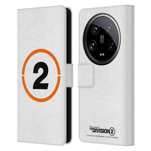 Tom Clancy's The Division 2 Logo Art Ring 2 Leather Book Wallet Case Cover For Xiaomi 14 Ultra